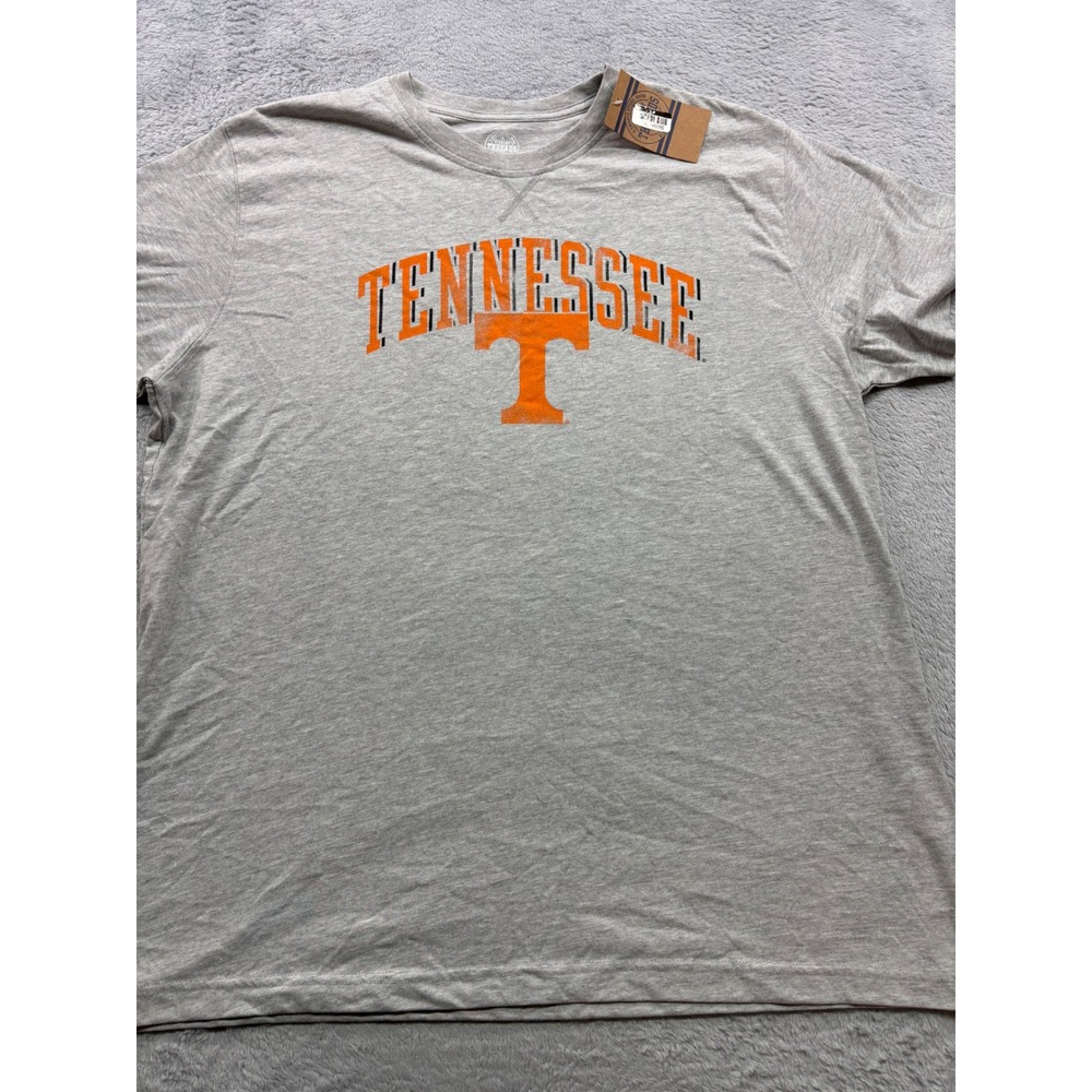 Rivalry Threads Tennessee Volunteers Mens 2XL T-Shirt Grey Heather Power T NCAA